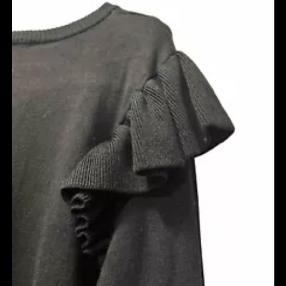 ELOQUII Black Knitted Pullover Size 24/26 Plus Size - Picture 3 of 6